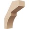 Ekena Millwork 5-inch W x 12-inch D x 16-inch H Monterey Rough Cedar Woodgrain TimberThane Knee Brace, Primed BRCUR05X12X16MONRCPR - alternate 1